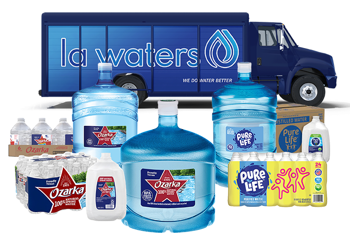 LA Waters – New Orleans Water Delivery Company  Bottled Water Distributor  of Ozarka & Pure Life Products